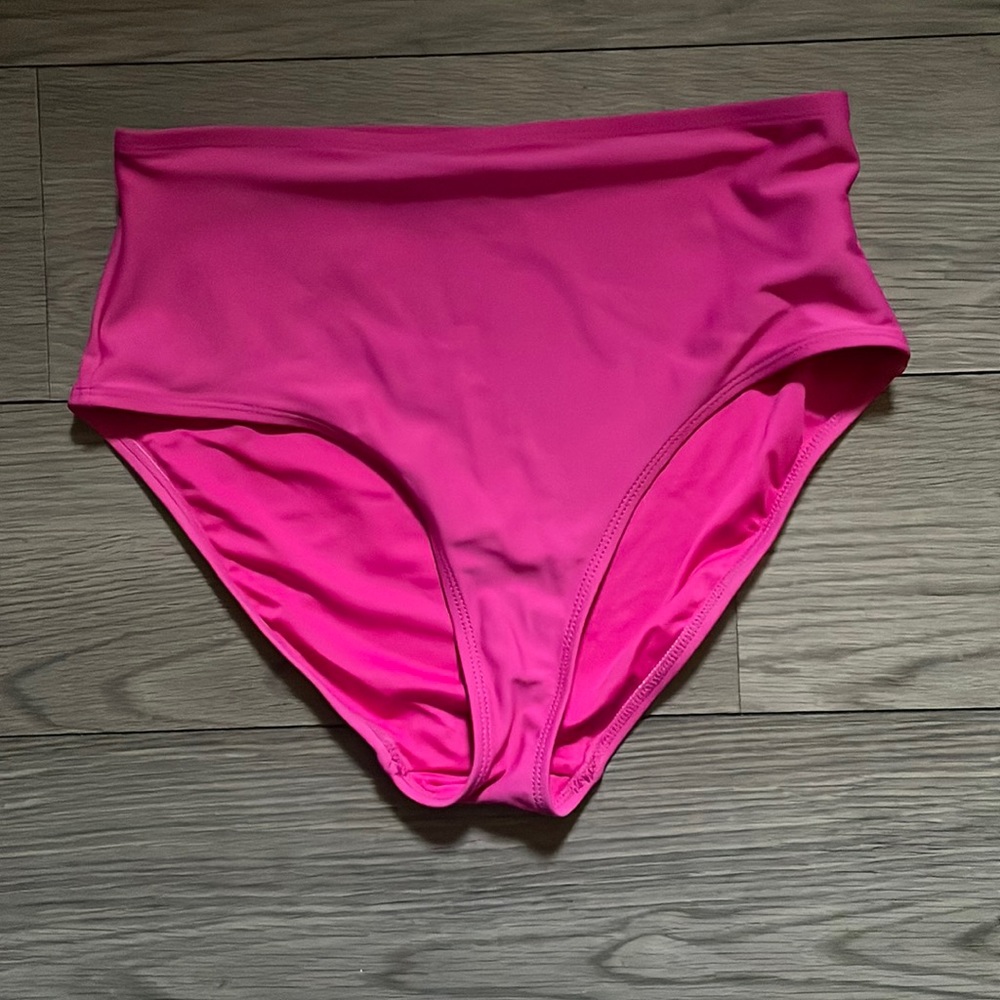 High rise bikini bottoms Pink